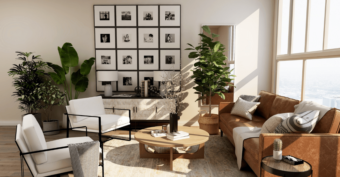 Modern living room decor