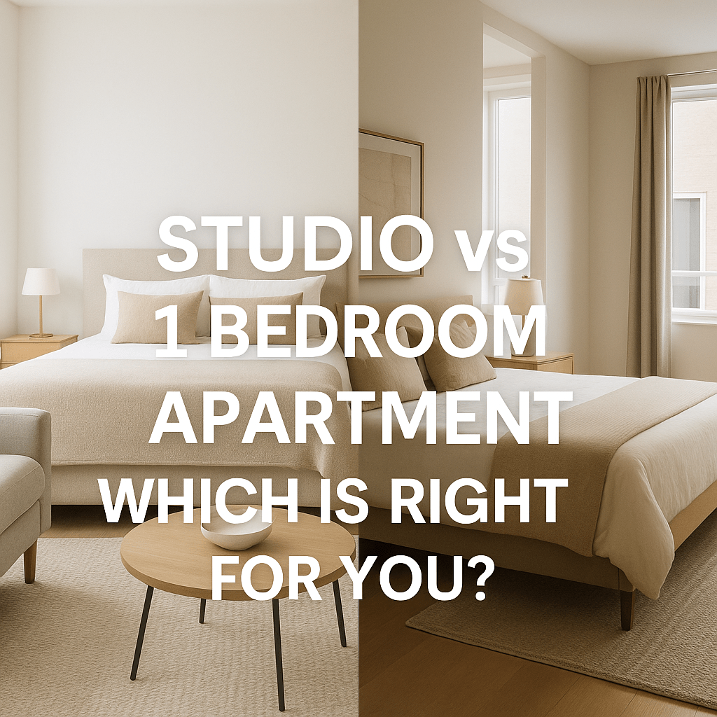 Studio vs 1 Bedroom Apartment