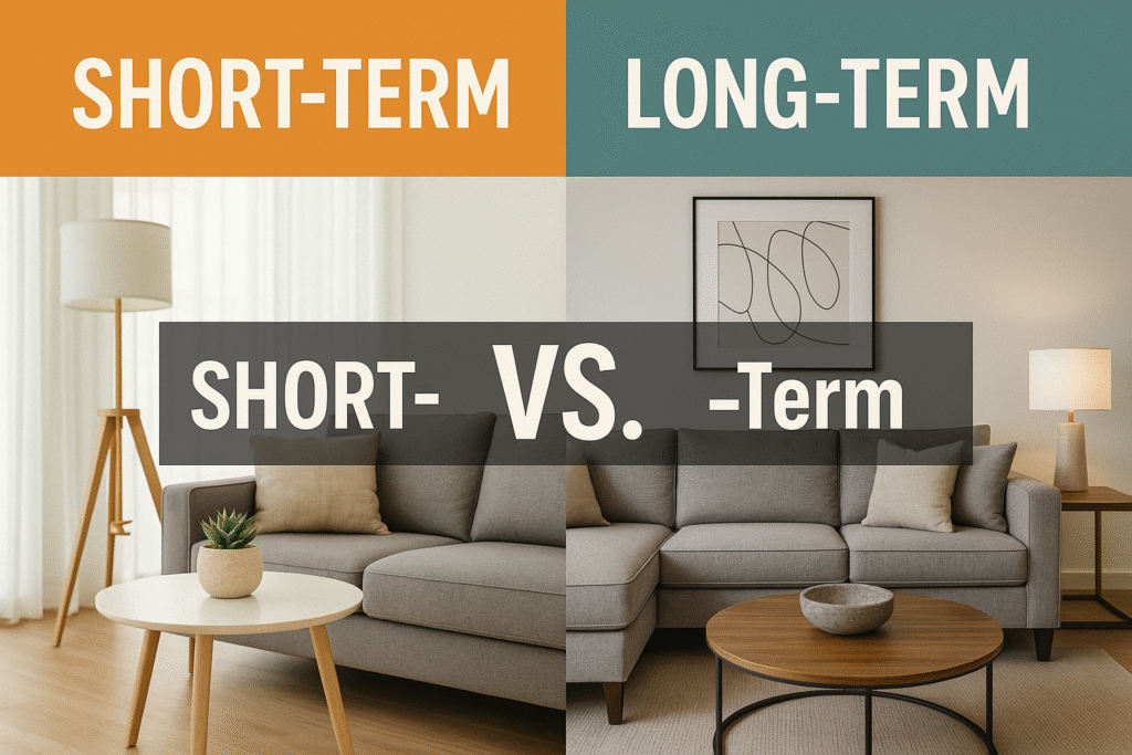 short-term vs long-term rentals